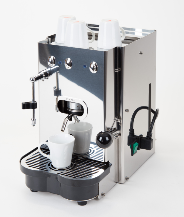 Pod machine with cappuccinatore